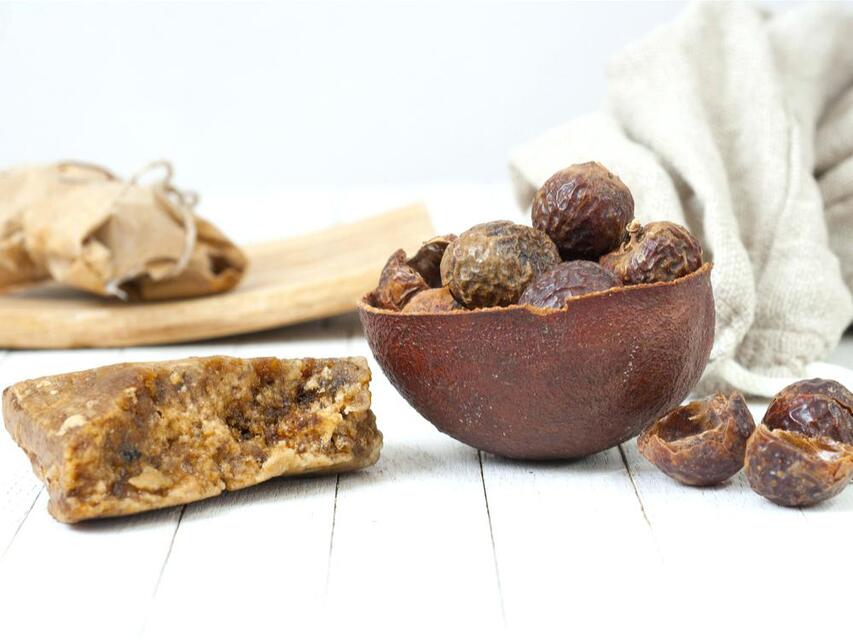 African black soap can be used as a gentle cleanser to help treat acne