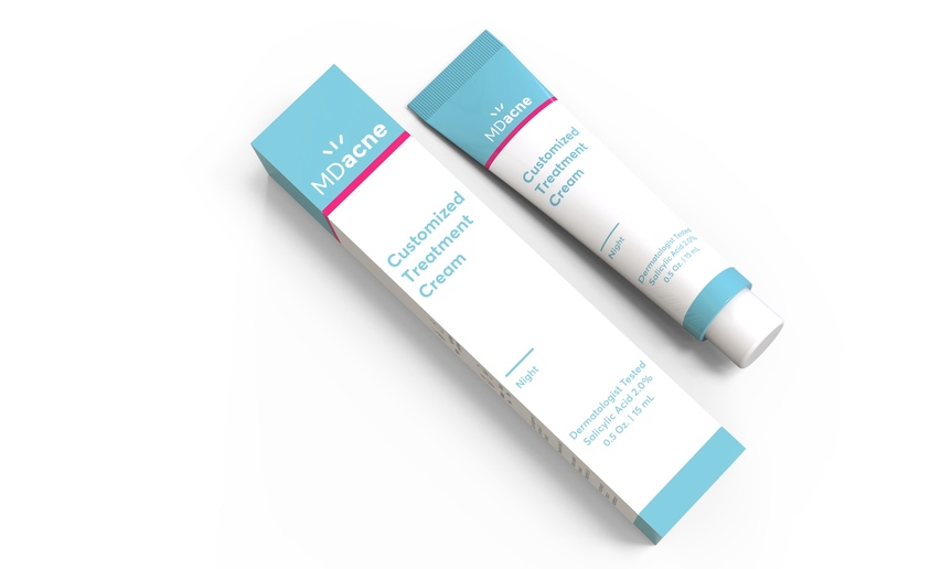 MDacne's Salicylic acid 2% customized acne treatment cream